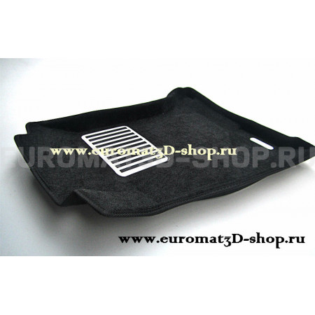 Текстильные 3D коврики Euromat3D Lux в салон для Infiniti FX35/45 (2002-2008) № EM3D-002801
