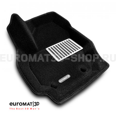 Текстильные 3D коврики Euromat3D Lux в салон для Volvo XC 70 (2007-) № EM3D-005507