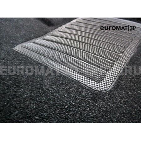 Текстильные 3D коврики Euromat3D Business в салон для Peugeot 4007 № EMC3D-003609