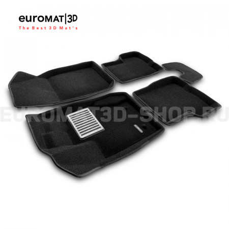 Текстильные 3D коврики Euromat3D Lux в салон для Lada Largus № EM3D-004200