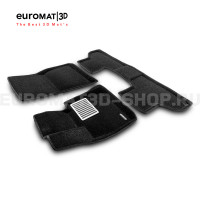 Текстильные 3D коврики Euromat3D Lux в салон для Bmw X5 (F15) (2015-) № EM3D-001215