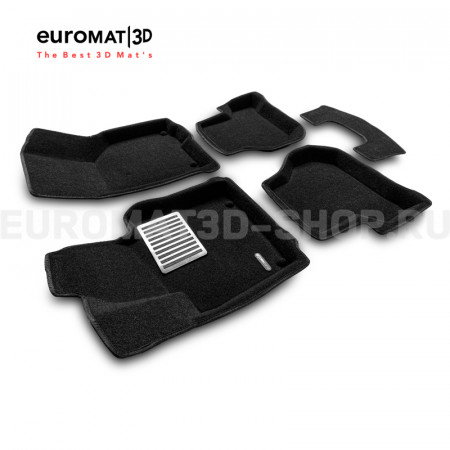 Текстильные 3D коврики Euromat3D Lux в салон для Seat Leon (2005-2012) № EM3D-004502 Текстильные 3D коврики Euromat3D Lux в салон для Seat Leon (2005-2012) № EM3D-004502