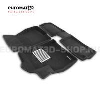 Текстильные 3D коврики Euromat3D Lux в салон для Chery Tiggo 8 PRO (2019-2023) № EM3D-001422