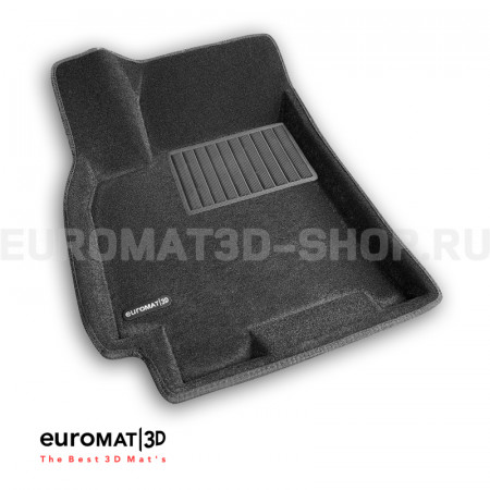 Текстильные 3D коврики Euromat3D Business в салон для Ravon Gentra (2015-2022) № EMC3D-001506