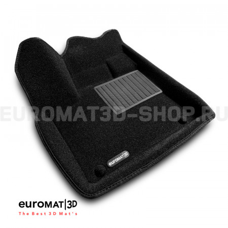 Текстильные 3D коврики Euromat3D Business в салон для Opel Grandland X (2017-) № EMC3D-003907