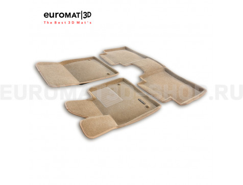 Текстильные 3D коврики Euromat3D Business в салон для Voyah Free (2021-) № EMC3D-005700T Бежевые Текстильные 3D коврики Euromat3D Business в салон для Voyah Free (2021-) № EMC3D-005700T Бежевые