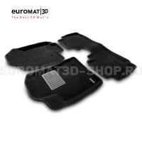 Текстильные 3D коврики Euromat3D Business в салон для Haval M6 (2021-) № EMC3D-001405