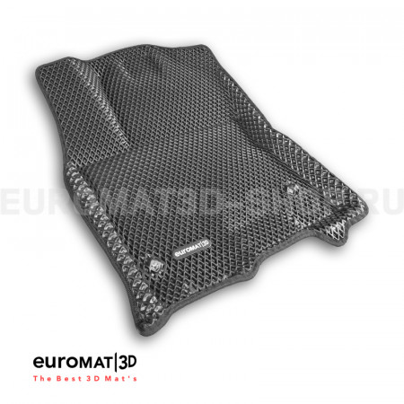 3D коврики Euromat3D EVA в салон для Dodge RAM 1500 (2018-) № EM3DEVA-002502